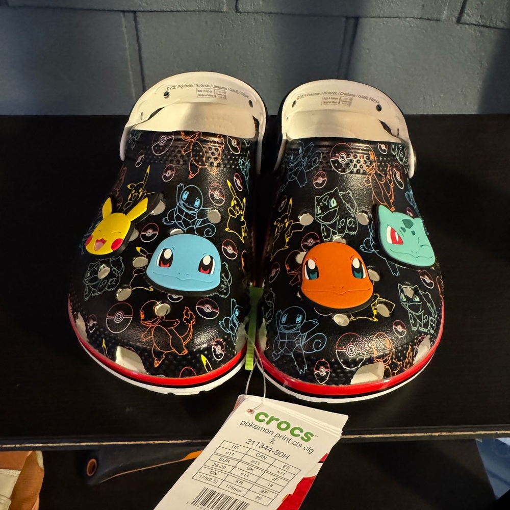 CROCS Pokémon Clogs with Vibrant Characters